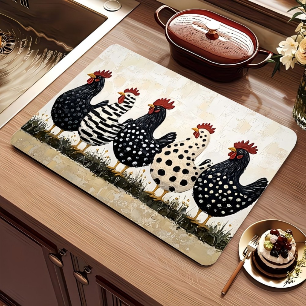 Çiftlik Evi Tavuk Bulaşık Kuru - Bar Mat Rubber incelemesi ve fiyatı
