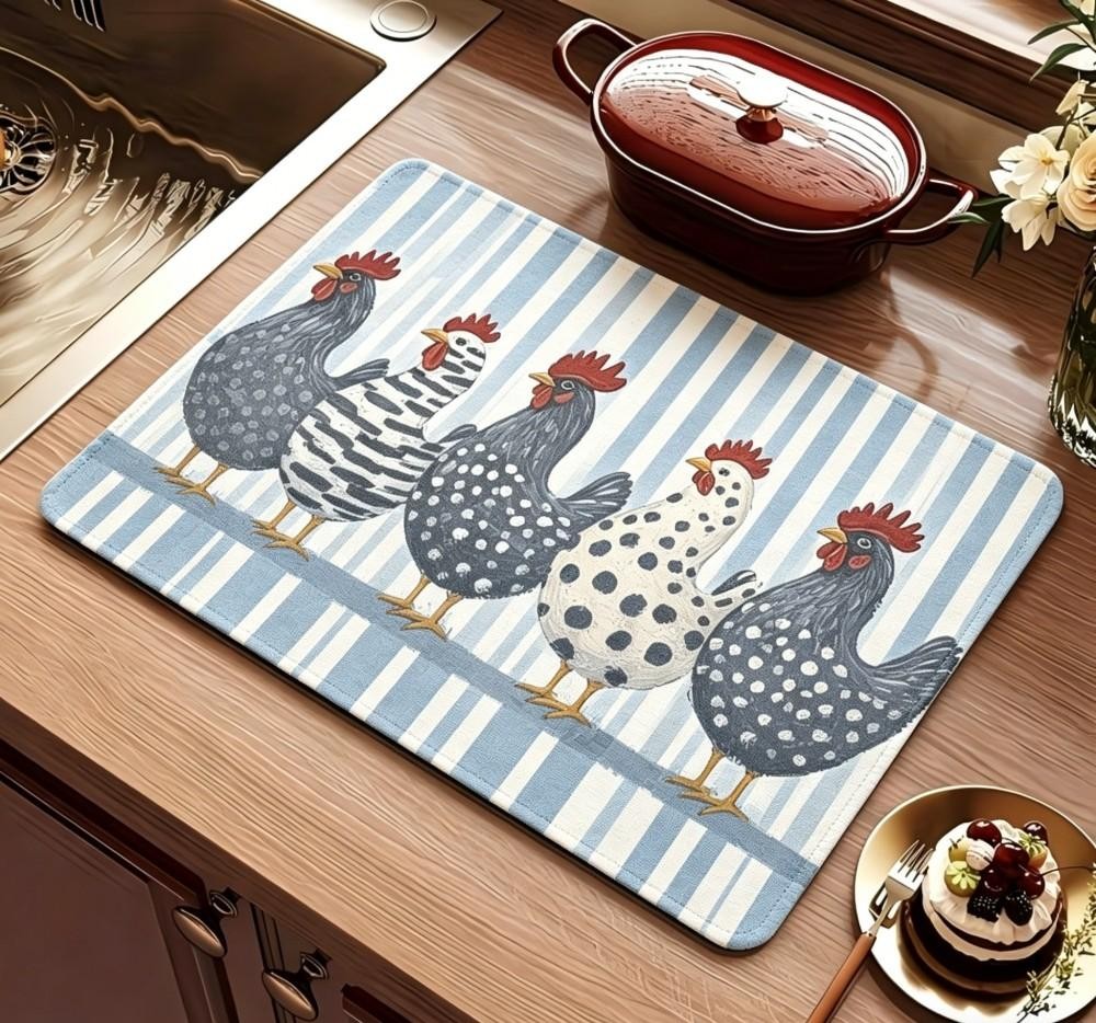 Çiftlik Evi Tavuk Bulaşık Kuru - Bar Mat Rubber incelemesi ve fiyatı